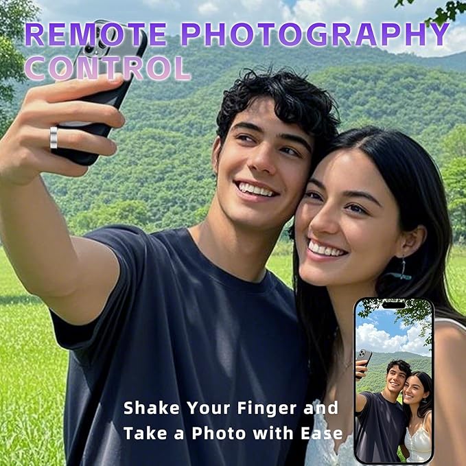 Smart Ring for Women – Fitness Tracker Ring with Heart Rate, SpO2, Blood Pressure, Sleep Monitoring, Step & Calorie Counter, No Subscription Fee, iOS & Android Compatible (Silver, 11)