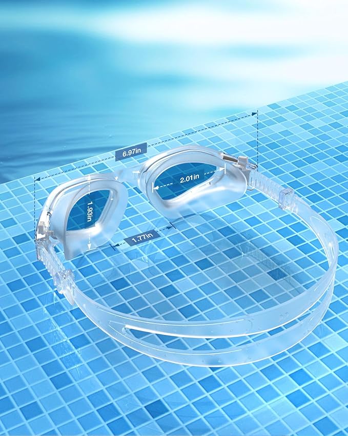 ZIONOR Swim Goggles, G1 SE Swimming Goggles Anti-fog for Adult Men Women