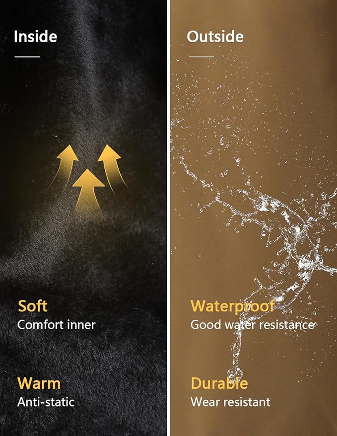 Men's Ski Jacket Warm Winter Snow Coat Waterproof Mountain Windbreaker Snowboarding Jacket Hooded for Hiking Traval