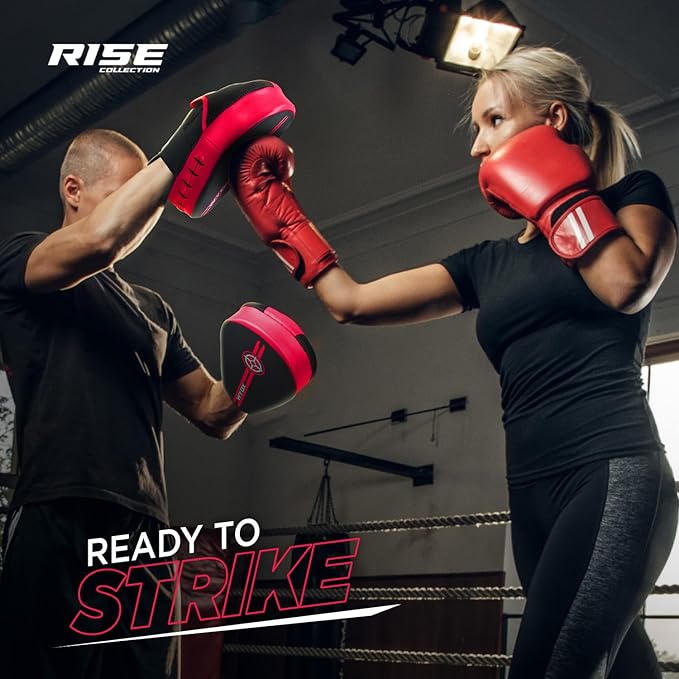 WYOX Curved Boxing Punch Mitts β Boxing Pads Training Set, Punching Mitts for Adults, Kickboxing Pads, Muay Thai Pads, Karate Pads, MMA Training Equipment, Martial Arts Focus Pads