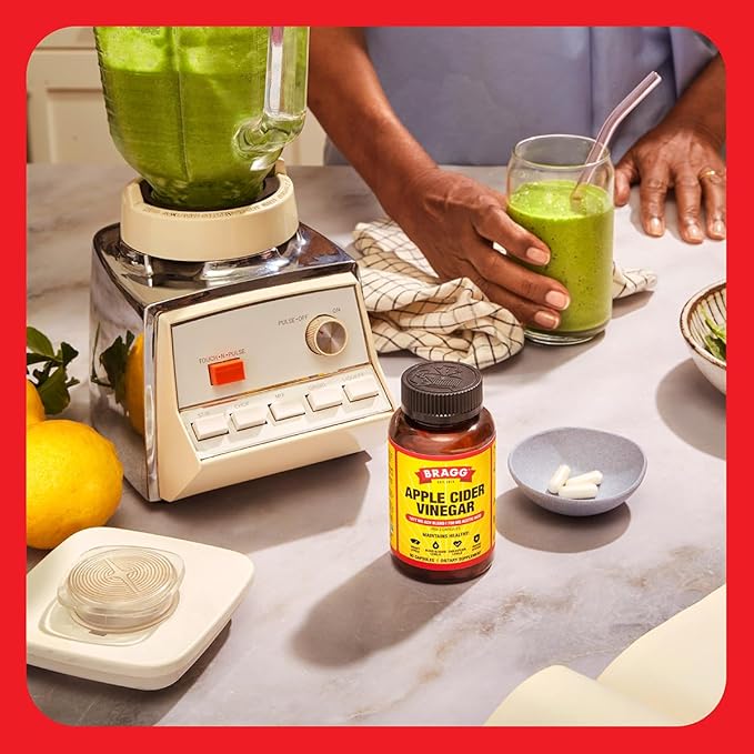 Bragg Apple Cider Vinegar Capsules with Vitamin D and Zinc - (3 Pack) 90 Capsules - Supports The Immune System