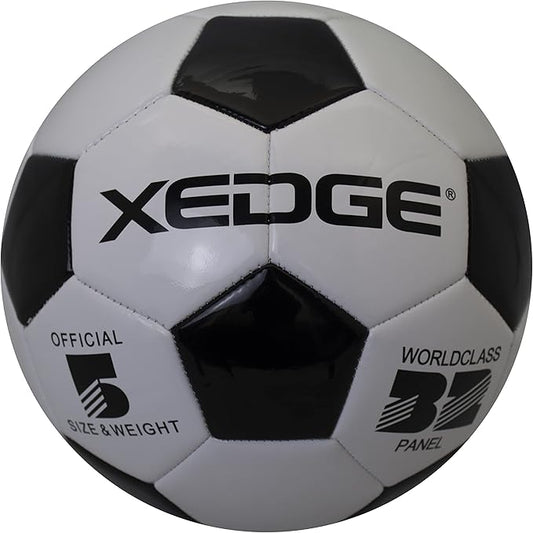 XEDGE Official Size Soccer Ball,Size 5 Training Ball for Girls,Boys,Youth Teenagers,Adults,Machine Stitched for Indoor Outdoor Play
