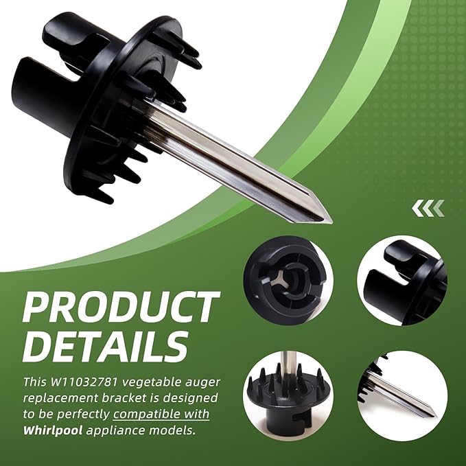 W11032781 Holder Spiralizer Stand Mixer Fruit Vegetable Attachment Fits for Whirlpool Kitchen Aid Replacement Parts W10801017 (1PC)