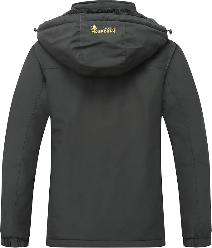 MOERDENG Women's Waterproof Ski Jacket Warm Winter Snow Coat Mountain Windbreaker Hooded Raincoat Jacket