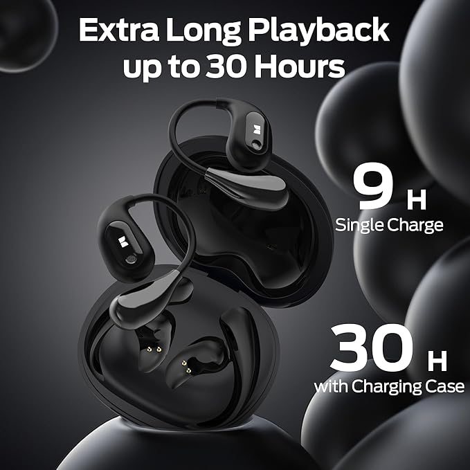Monster Open Ear AC210 Headphones, Wireless Headphones Bluetooth 5.4 Earphones Stereo Sound,32H Playtime, HD Clear Calls,Fast Charging Touch Control, IPX5 Waterproof Open Ear Earbuds