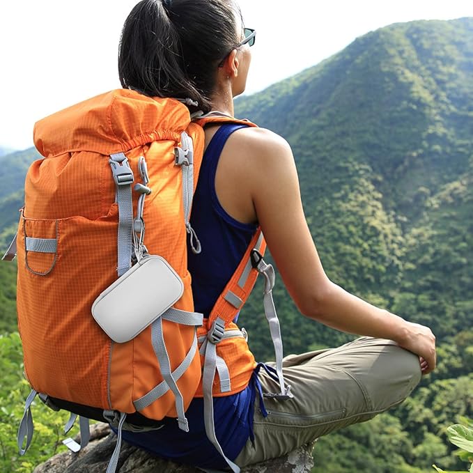 MP3 & MP4 Player Case for SOULCKER/G.G.Martinsen/Grtdhx/iPod Nano/Sandisk Music Player/Sony NW-A45 and Other Music Players with Bluetooth. Fit for Earbuds, USB Cable, Memory Card - White