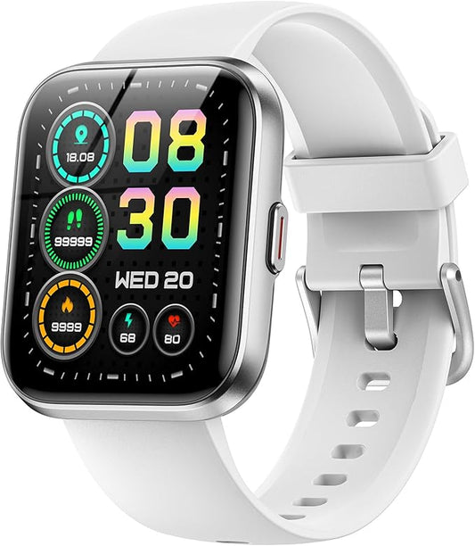 Smart Watches for Women Men Android & iPhone, Alexa Built-in 1.8" Smart Watch(Answer/Make Calls ) 24/7 SpO2 Sleep Heart Rate Stress Monitor,Smartwatch 3ATM Waterproof,Fitness Tracker with 120+ Sport