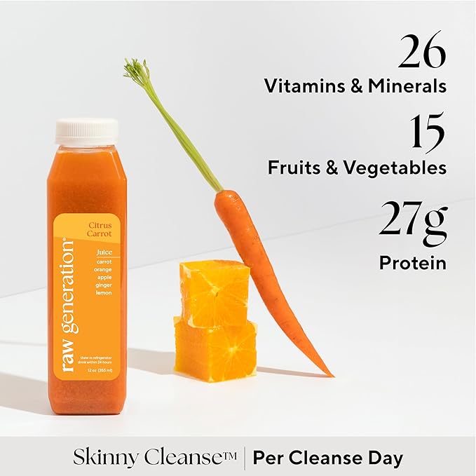 Raw Generation Cleanse for 2 – Two 5-Day Skinny Cleanses for You & A Partner | Jumpstart Healthier Eating Habits Together | Best Detox Juice Cleanse for Weight Management | Reduce Cravings