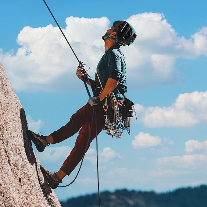 Rock Climbing Helmet for Adult, Lightweight Adjustable Helmet for Rock Tree Climbing Work at Height
