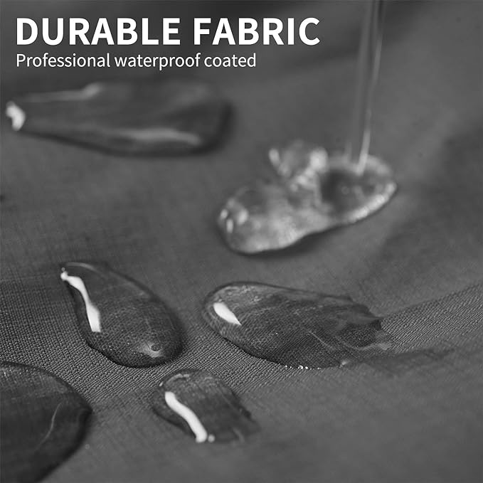 TEZO Mens Rain Jacket Waterproof with Hooded Hiking Coat Lightweight Windbreaker