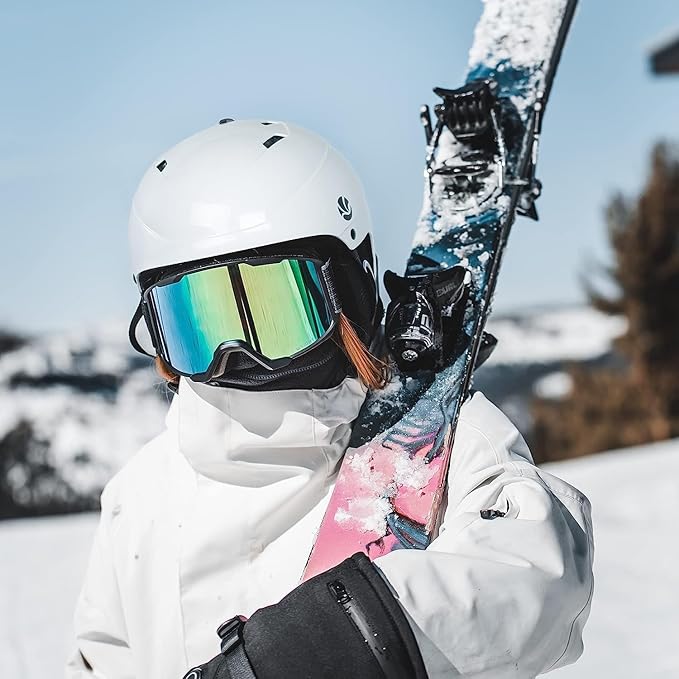 VANRORA Ski Helmet, Snowboard Helmet for Men & Women, Climate Control Venting, Dial Fit, Goggles Compatible, Removable Fleece Liner and Ear Pads, Safety-Certified