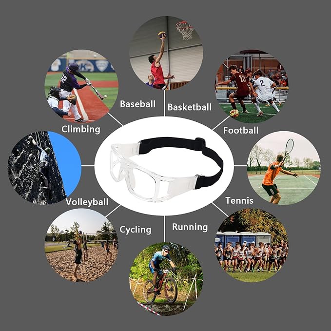 Andux Basketball Soccer Football Sports Glasses Eyewear Goggles Eye Safety Glasses LQYJ-01