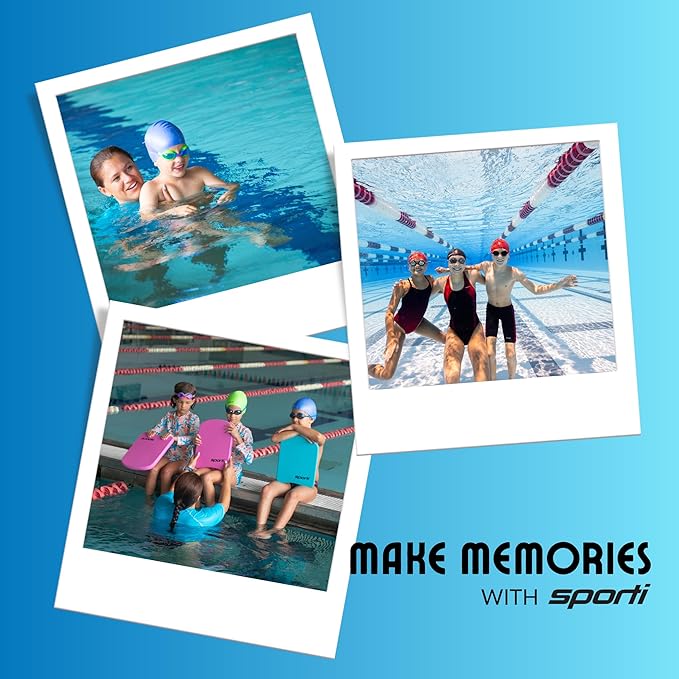 Sporti Silicone Swim Cap for Kids, Unisex Youth Swimming Cap, Protection Bathing Caps for Your Children, Aged 2-10