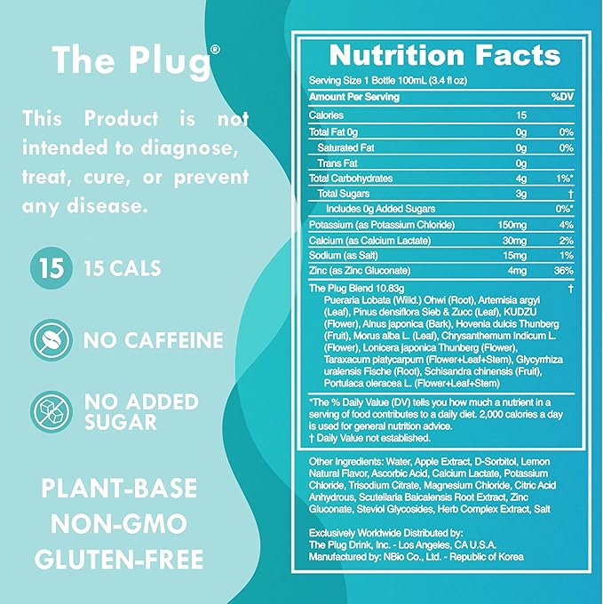 The Plug Liver Cleanse Detox & Repair Drink - Plant Based Herbal Electrolyte Drink for Liver Support & Health, Bloating Relief, Restore Antioxidants & Minerals | Liver Complex Energy Drink (2-Pack)