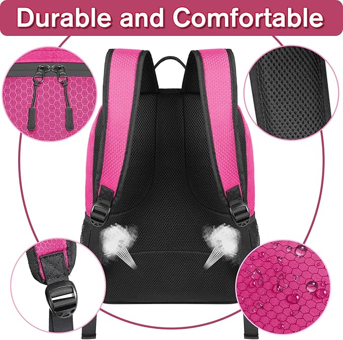 YOREPEK Soccer Backpack,Soccer Bag with Ball Holder, Water resistant Sport Equipment Bags Fit Basketball Volleyball Football