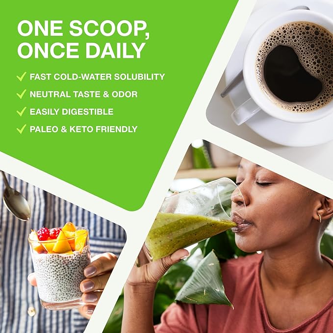 Collagen Powder for Women Men (5LB) Type I & III Flavorless & Odorless Easy-Mix Hydrolyzed Peptan Protein Peptides Joint Hair Skin & Nail Support Gluten-Free Non-GMO Keto Paleo Grass-Fed Kosher