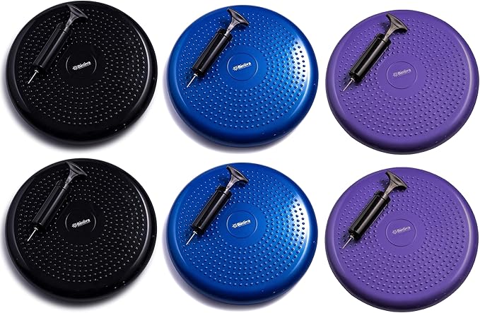Wobble Cushion Balance Disc - Wobble Disc & Wiggle Seat, Balance Pads for Physical Therapy, Wobble Disk, Sensory Room Equipment - Wobble Seat