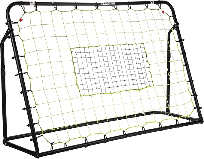 Franklin Sports Soccer Rebounder - Tournament Steel Rebounding Net - Perfect for Backyard Practice and Training - 12' x 6' & 6' x 4'