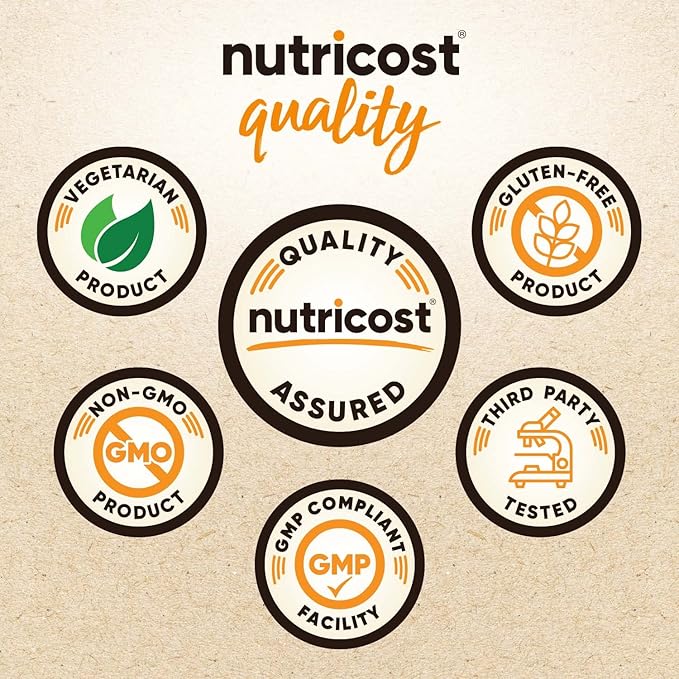 Nutricost Organic Super Greens Powder (30 Servings) Orange Sunrise Flavor - Superfood Supplement Drink Mix