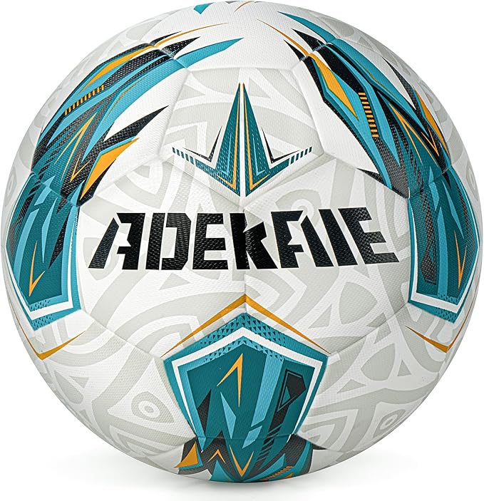 Soccer Ball Size 5 for All Age Recreational or Professional Outdoor Practice, PU Official Size&Weight, Size 5 Soccer Ball for Boys Youth Adults College Team, Ideal Gifts with Pump and Carry Net