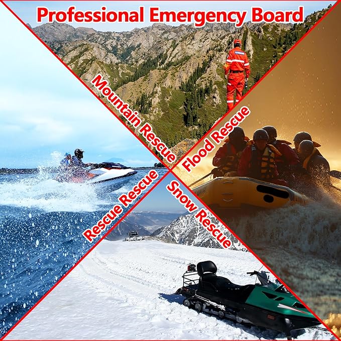 SAYOK Large Inflatable Sled Water Floating Mat Jet Ski Sled Board for Professional Emergency Rescue, Big Wave Surfing