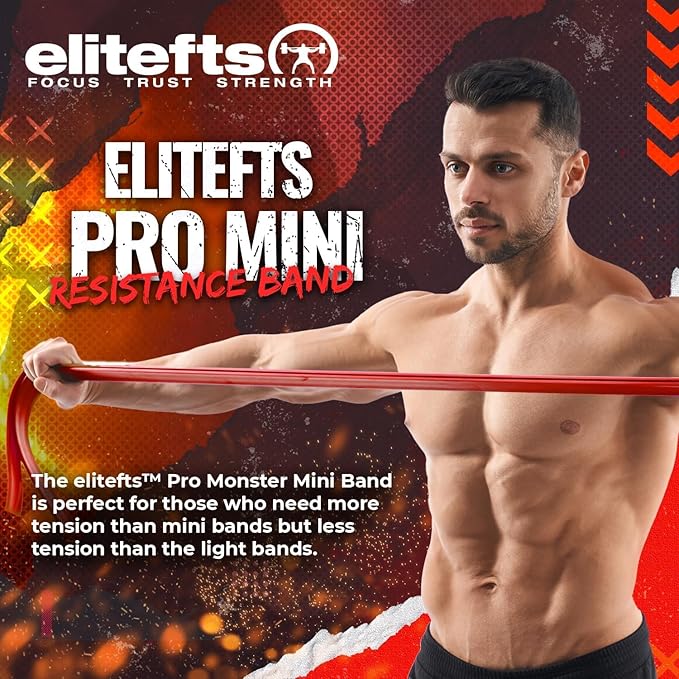 EliteFTS Pro Resistance Band - Boost Core Stability and Flexibility with This Portable, Joint-Friendly Tool