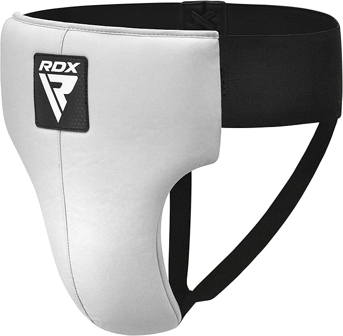 RDX Groin Protector for Boxing, Muay Thai, Kickboxing and MMA Training, Maya Hide Leather Abdo Gear for Martial Arts , SATRA Approved Abdominal Guard for Karate and Taekwondo