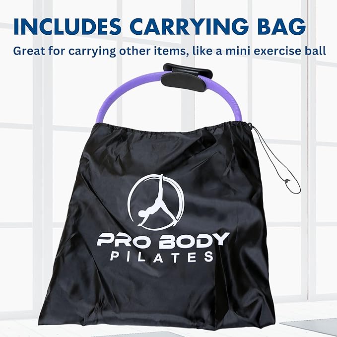 ProBody Pilates Fitness Circle – 14 Inch Pilates Ring for Focusing on Toning Inner Thighs, Arms, and Core