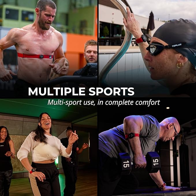 MYZONE MZ-Switch Physical Activity Heart Rate Monitor – A Water Proof Fitness Tracker for Wrists, Arms & Chest