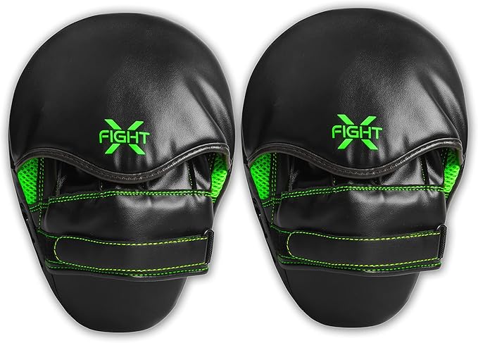 Punching Mitts for Boxing Leather Curved Punch Mitts Men & Women MMA Training Equipment Muay Thai Sparring Training Mitts MMA Hitting Pads Available Multiple Colors