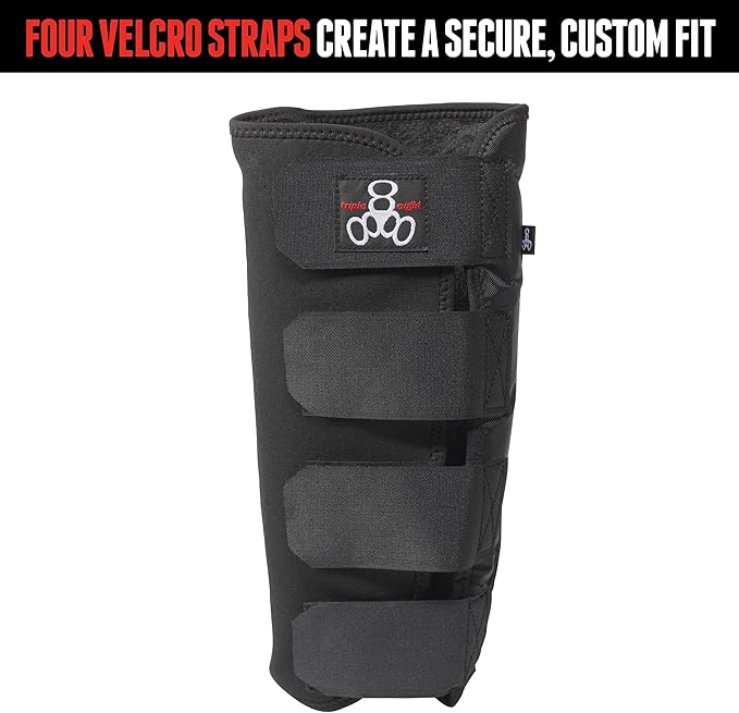 Triple Eight Exoskin Shin and Whip Guard Pads – Protective Shin Guards for BMX and Mountain Biking