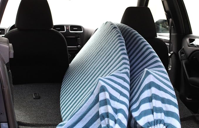 Surf Squared Surfboard Sock Cover and Paddleboard Cover - Lightweight Stretch Protective Surfboard Bag - Surfing Accessories - Shortboard, Longboard, Hybrid, Wakesurf, Standup Paddleboard SUP