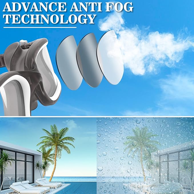 WIN.MAX Polarized Swimming Goggles Swim Pool Goggles Anti Fog Anti UV No Leakage Clear Vision for Men Women Adults Teenagers