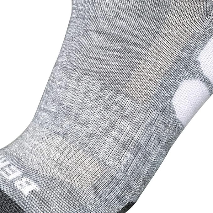 BERING Men's Ankle Socks Athletic Running Cushion Quarter (6 Pairs)