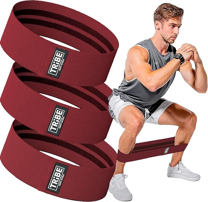 Fabric Resistance Bands for Legs - Workout Bands Resistance Bands for Men and Women - Booty Bands for Working Out - Exercise Bands Resistance Bands Set - Elastic Bands for Exercise