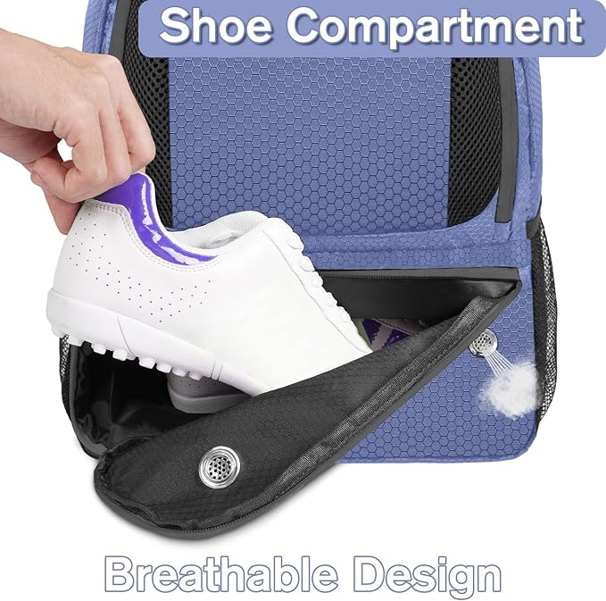 YOREPEK Soccer Backpack,Soccer Bag with Ball Holder, Water resistant Sport Equipment Bags Fit Basketball Volleyball Football