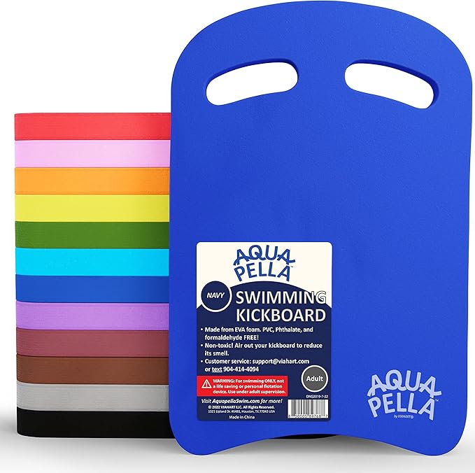 Aquapella Swimming Kickboard - One Size Fits All - A Great Training Aid for Children and Adults