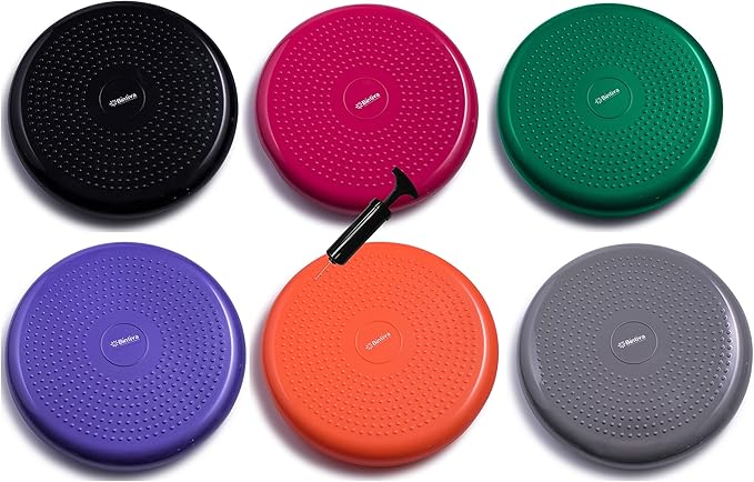 Wobble Cushion Balance Disc - Wobble Disc & Wiggle Seat, Balance Pads for Physical Therapy, Wobble Disk, Sensory Room Equipment - Wobble Seat