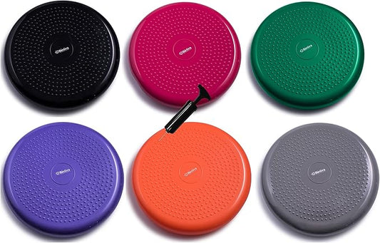 Wobble Cushion Balance Disc - Wobble Disc & Wiggle Seat, Balance Pads for Physical Therapy, Wobble Disk, Sensory Room Equipment - Wobble Seat