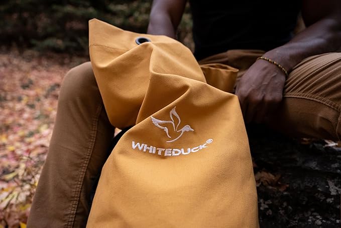 WHITEDUCK 25"x42" (430L) Top Load Canvas Duffel Bag – Military-Grade, Tear-Proof & Weatherproof, Heavy Duty for Travel, Outdoors & Military Use, with Padlock Compatibility, 5 Colors