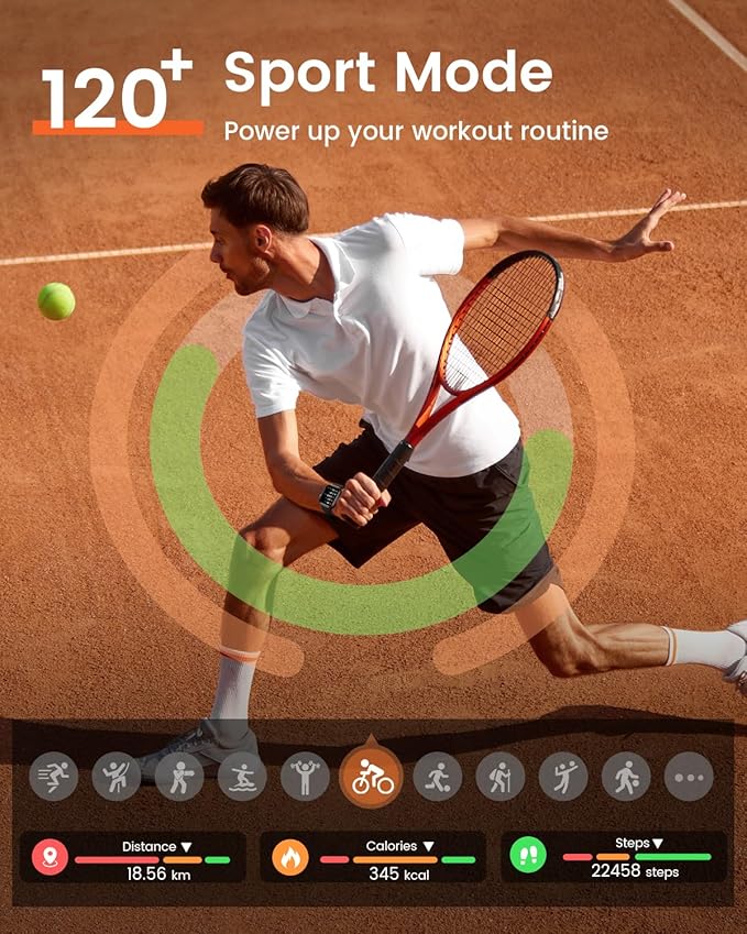 Smart Watch for Women for iPhone&Android: 100 Day+Battery Life, Smart Watch Bluetooth Call with 24/7 SpO2 Sleep Heart Rate Monitor, IP68 Waterproof,Fitness Tracker with 120+Sport,Reloj Black 2 Bands