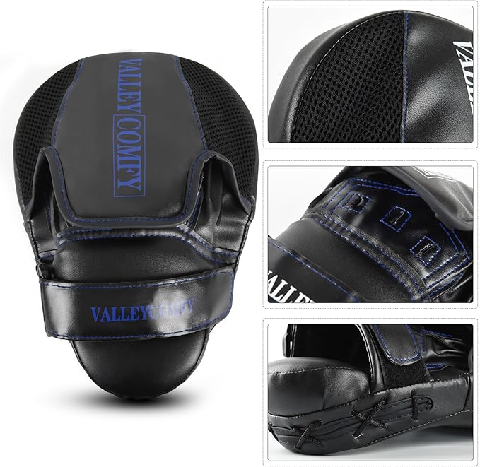 Valleycomfy Boxing Punching Mitts,Boxing Pads Mitts for Men,Ideal for Boxing Training,Kickboxing,Martial Arts