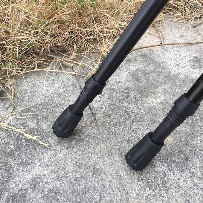 Trekking Pole Accessories Extra Thick and Wear Resisting Rubber Tips Snow Support Mud Support for Hiking Poles for All Common Trekking Poles, Hiking Sticks, Nordic Walking Poles with a Inner Diameter of 11mm/0.43"
