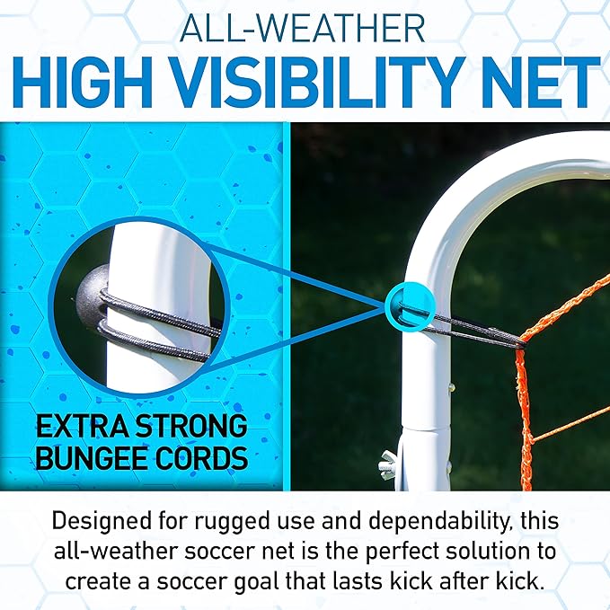 Franklin Sports Soccer Rebounder - Tournament Steel Rebounding Net - Perfect for Backyard Practice and Training - 12' x 6' & 6' x 4'