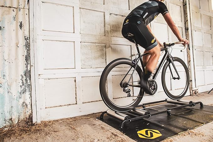 Saris Aluminum Rollers Indoor Bike Resistance Trainer Cycling Exercise Training Enhance Your Balance For Mountain Biking, Racing & Strength Training