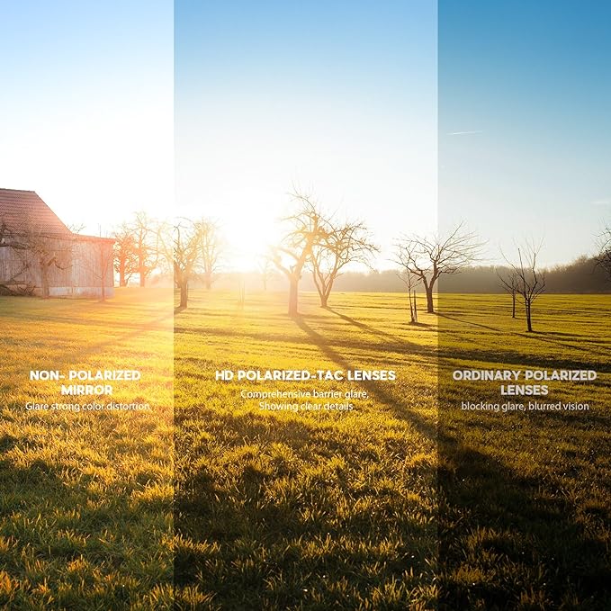 BEACOOL Polarized Sports Sunglasses for Men Women Youth Baseball Fishing Cycling Running Golf Motorcycle Tac Glasses UV400