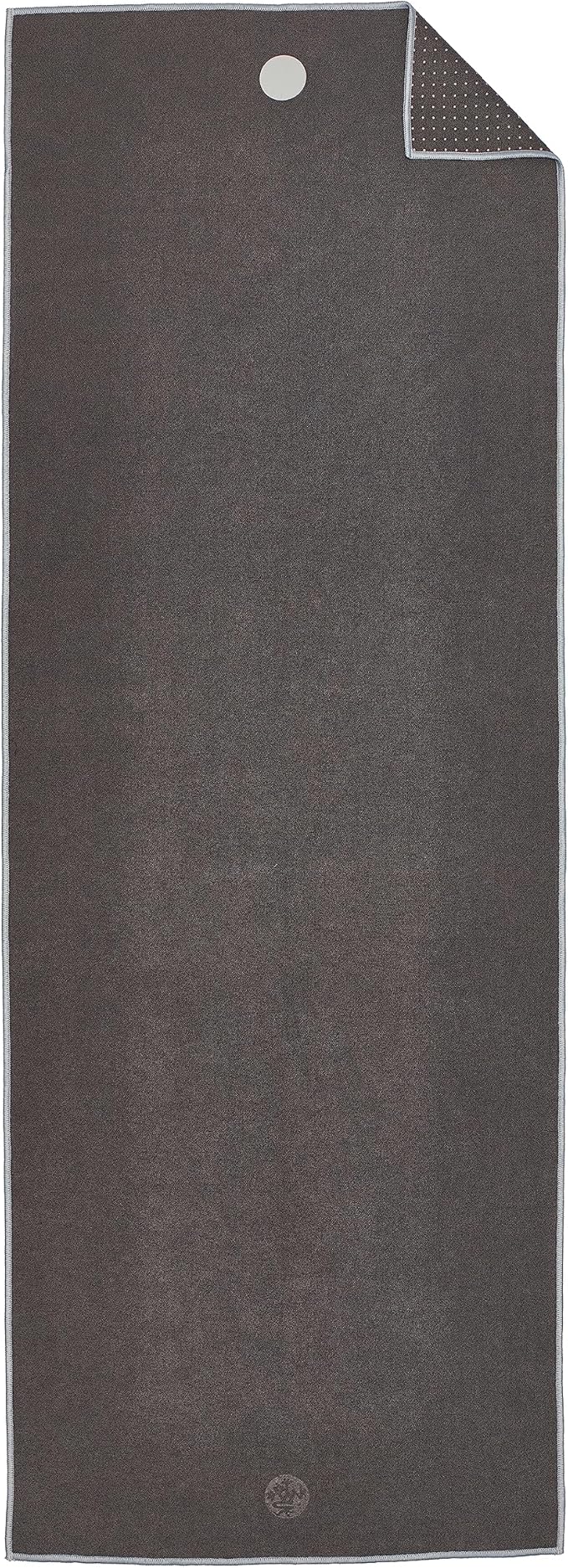 Manduka Yogitoes Yoga Towel – Rubber Grip Dots Non-Slip Bottom, Quick Dry Fitness Towel for Hot Yoga, Pilates, Exercise