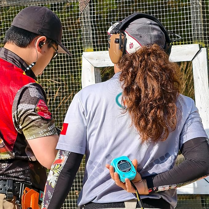 Shot Timer for Shooting Training & Dry Fire Practice,Waterproof,Loud Buzzer, Shot Timer for Shooter,Wireless Connect APP,Camera