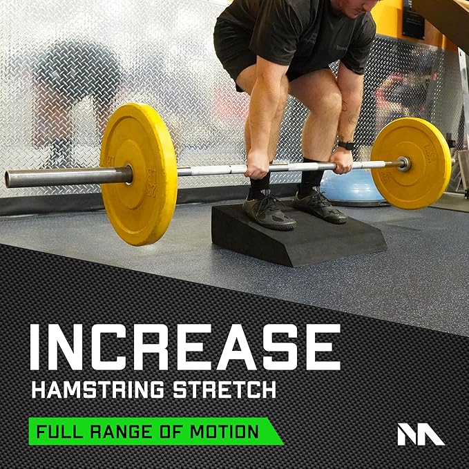 Slant Board Foam Block - Rdl Workout Equipment Gym Wedge - Exercise Step Platform For Glute Growth Booty Builder - Calf Stretcher Gym Accessories Women - Deadlift Platform Lunge Machine Weight Lifting