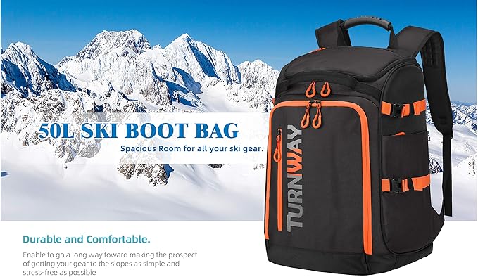 Ski/Snowboard Boot Bag/Skating Bag | Excellent for Store and Transport Gear, Jacket, Helmet, Goggles, Gloves & Accessories